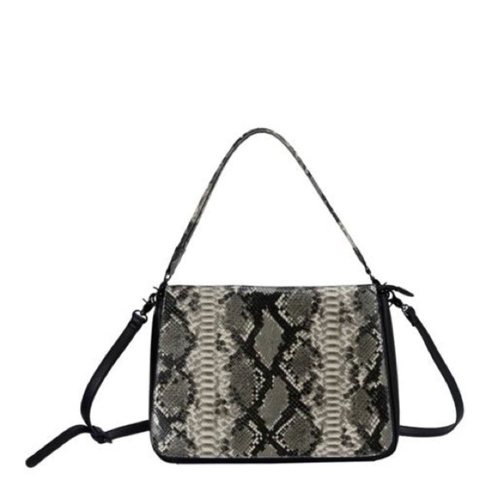 Elevate Your Style with Our Alligator Print Genie Shoulder Bag! Vegan leather